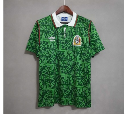 Mexico 1994 World Cup Home Green Soccer Jersey